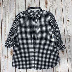 Old Navy Plaid Button Up